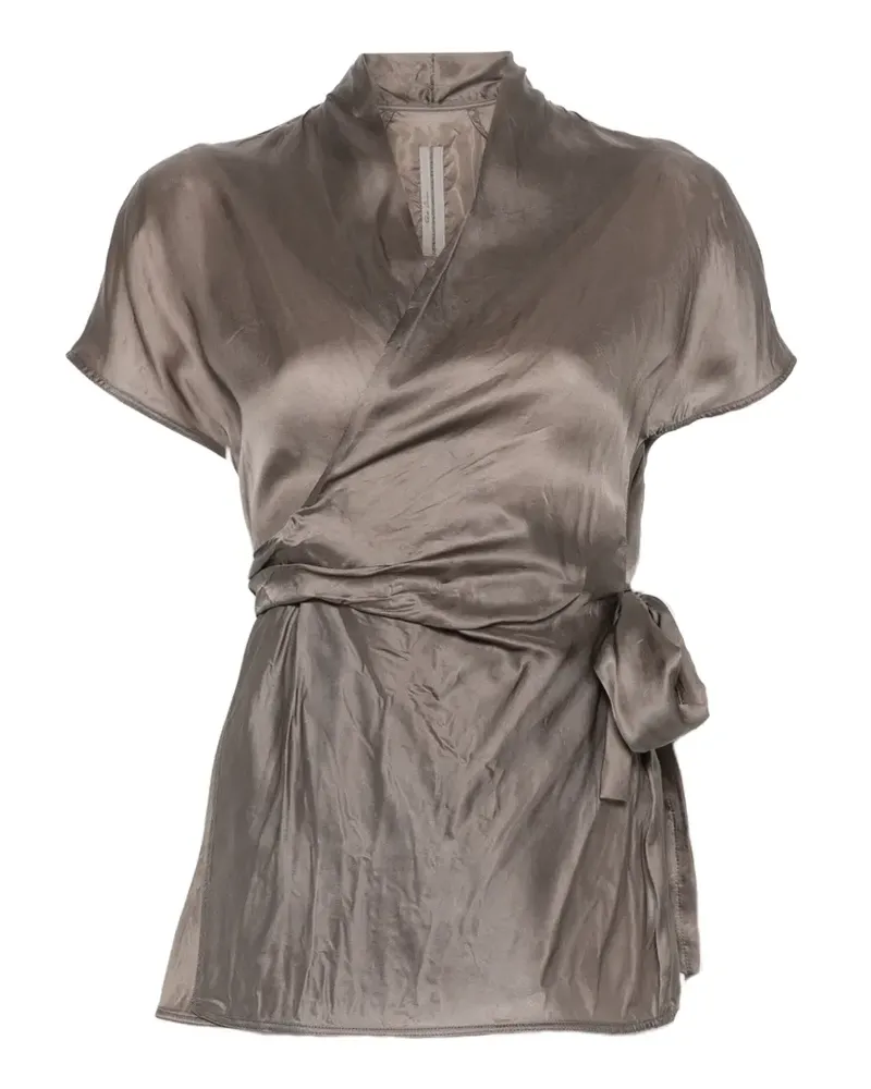 Rick Owens Bluse mit Schnürung - Braun Braun