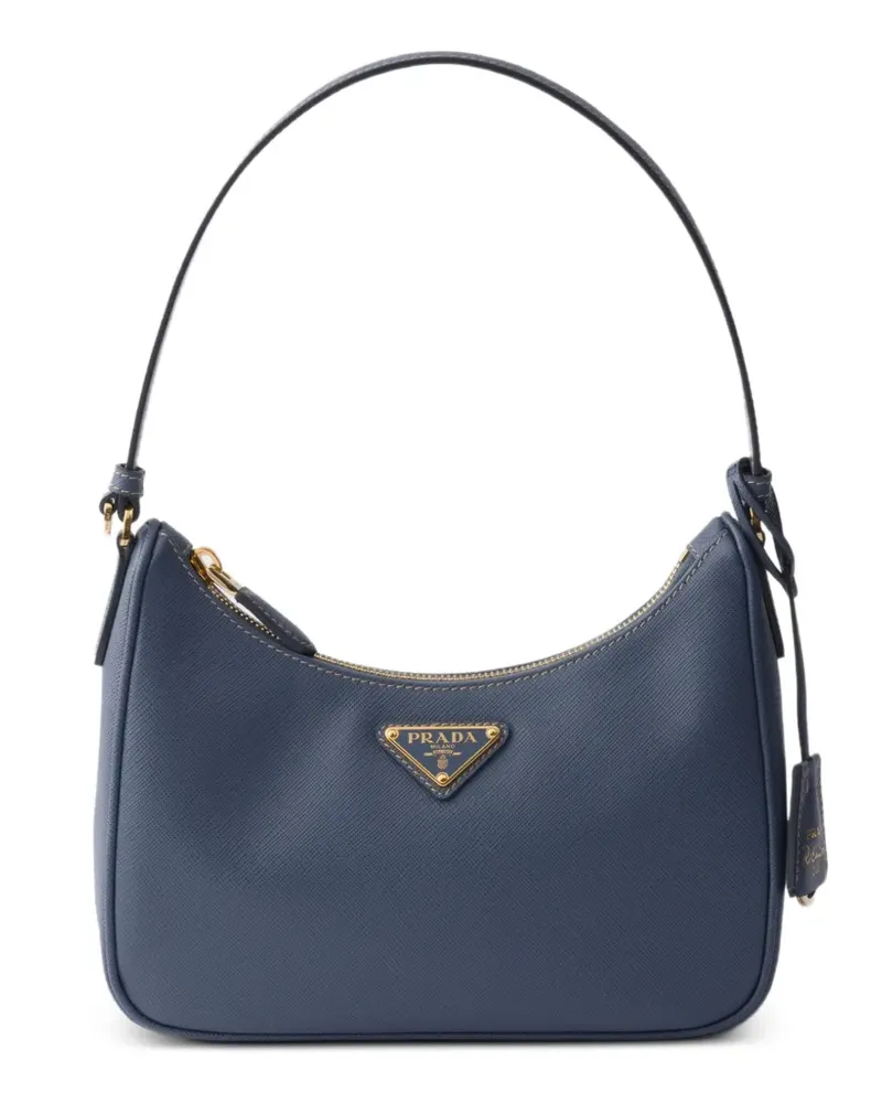 Prada Re-Edition 2005 Saffiano-leather mini bag - Blau Blau