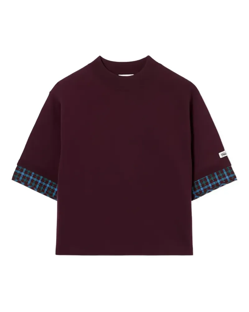 Claudie Pierlot Gestrickter Pullover mit Stehkragen - Rot Rot