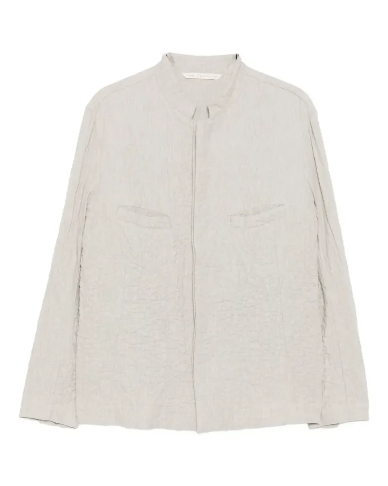 forme d'expression cloque-effect jacket - Grau Grau