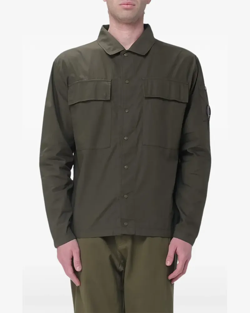 C.P. Company Hemdjacke mit Linsen-Detail - Grün Grün