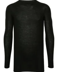 Rick Owens Gerippter Strickpullover Grün