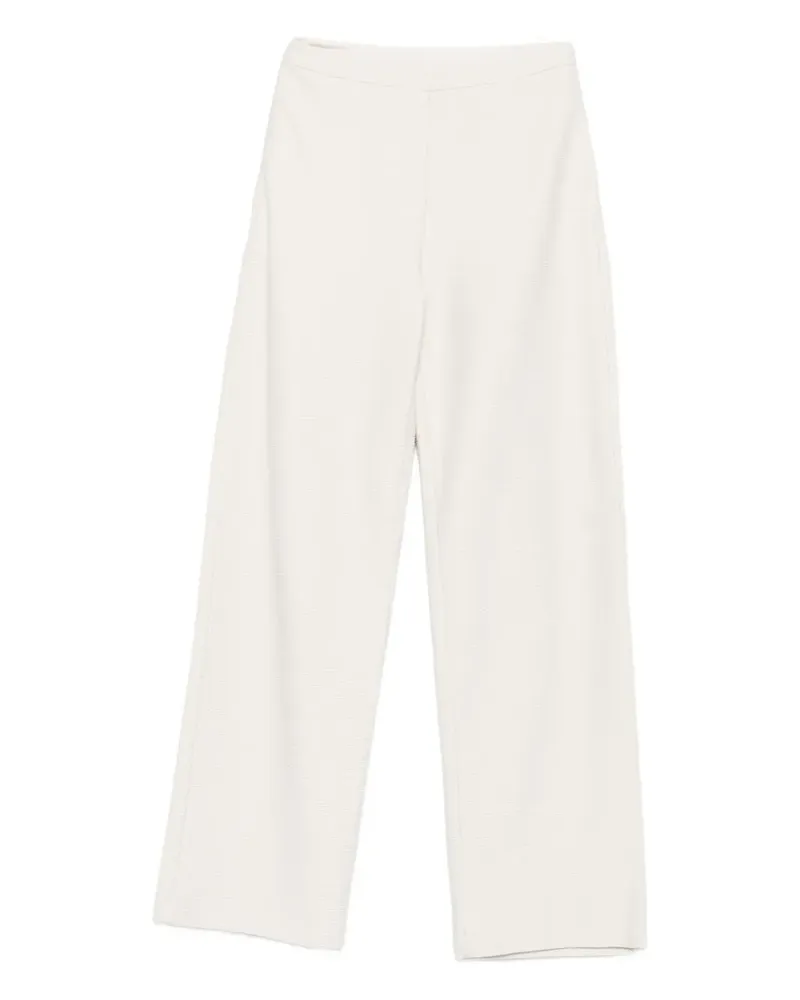Emporio Armani Strukturierte Hose mit geradem Bein - Nude Nude