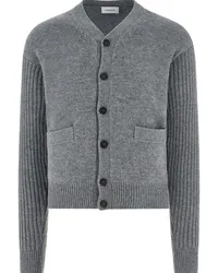 Ferragamo Klassischer Cardigan Grau