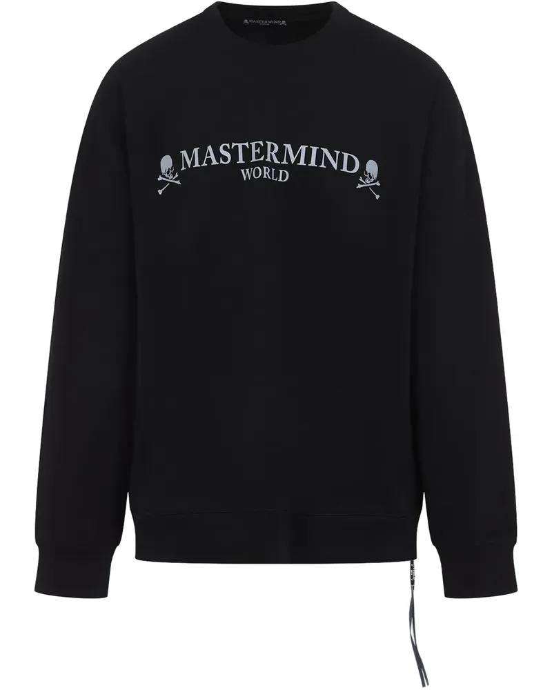 Mastermind World Sweatshirt mit Totenkopf-Print - Schwarz Schwarz