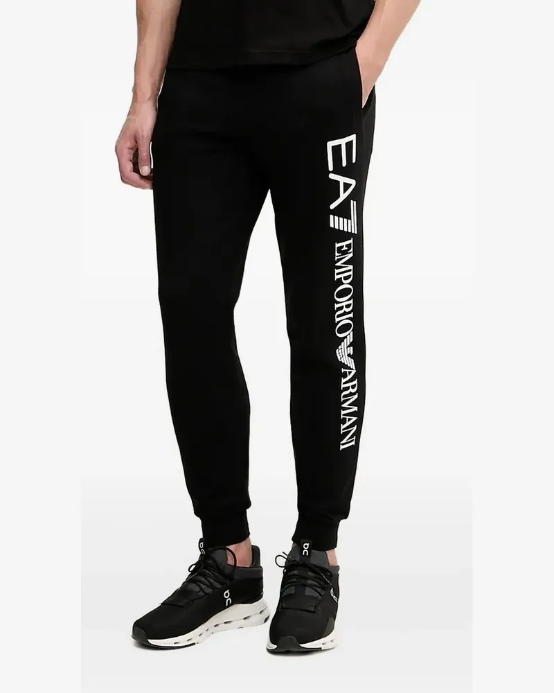 EA7 Jogginghose mit Logo - Schwarz Schwarz