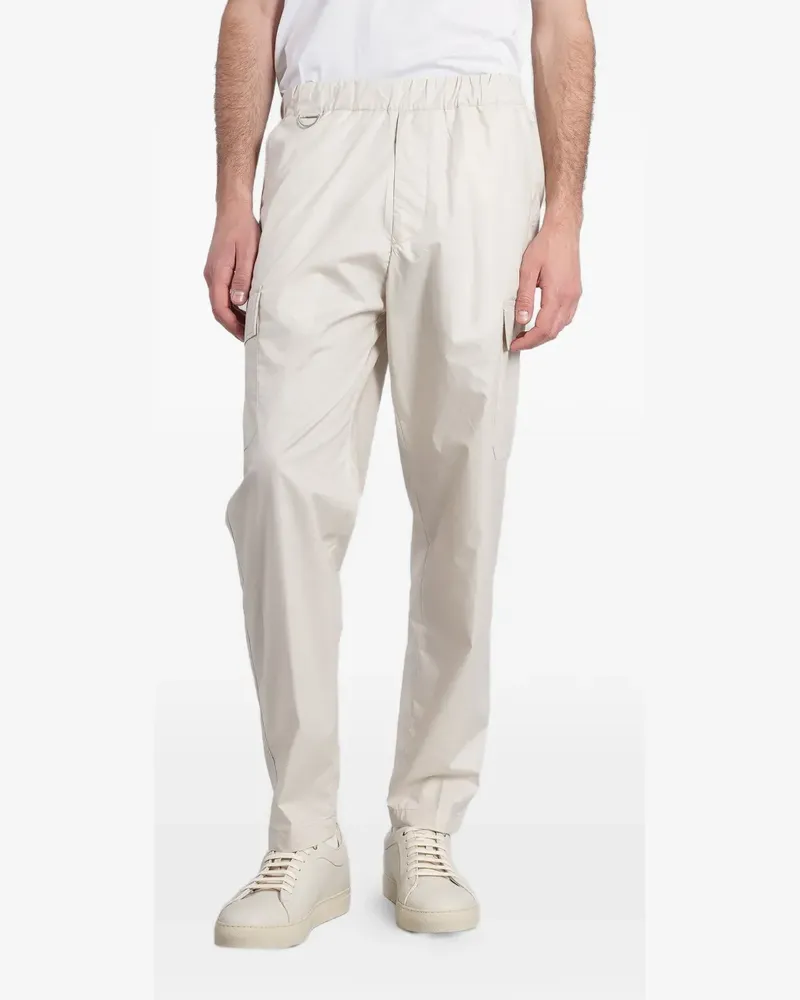 Low Brand Combo elasticated-waist cargo pants - Nude Nude