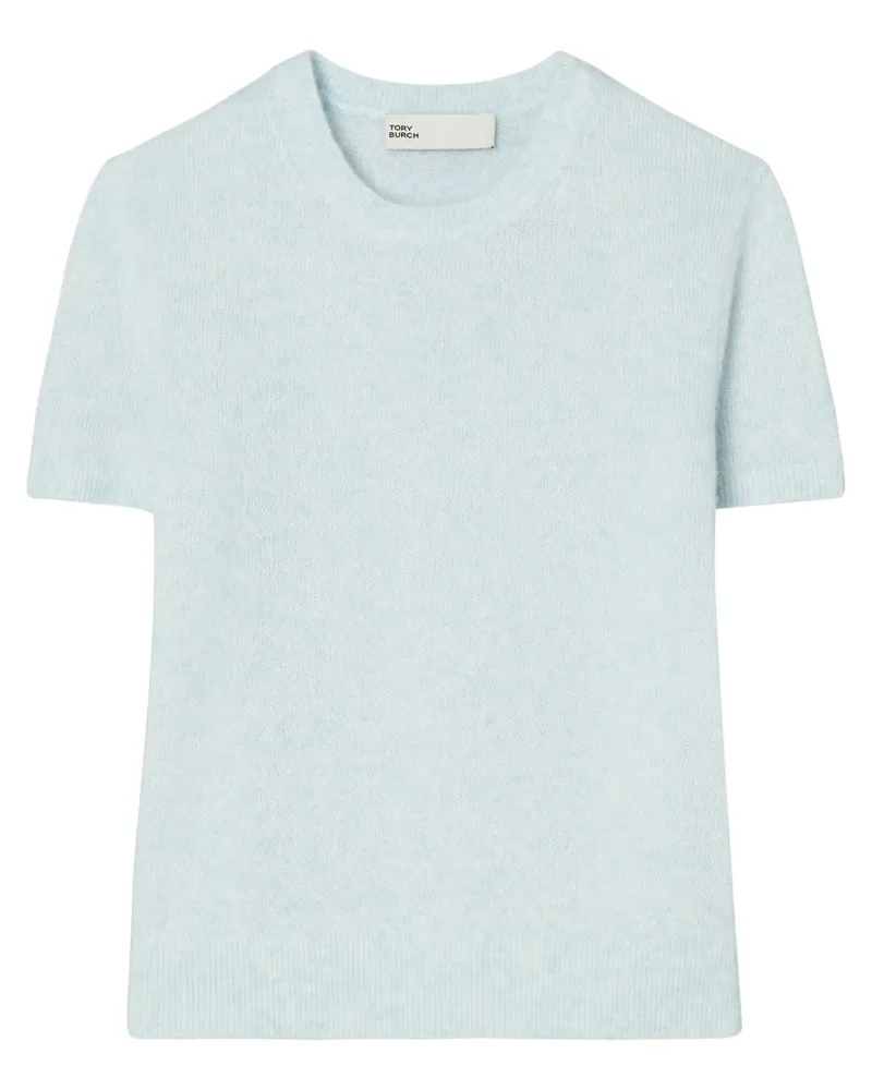 Tory Burch Kurzärmeliges T-Shirt - Blau Blau