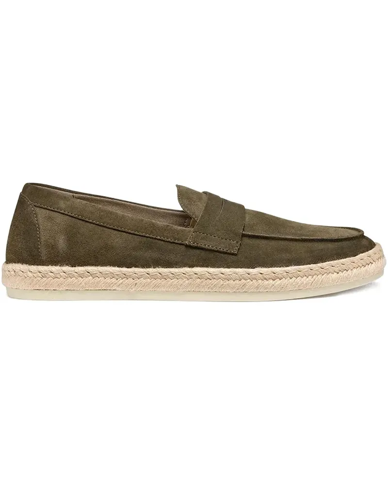 Geox Espadrilles aus Leder - Grün Grün