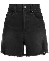 JNBY Jeans-Shorts im Distressed-Look Schwarz