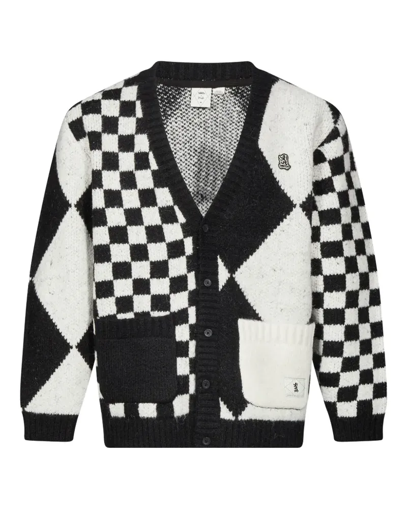 Vans x Pringle Of Scotland multi-pattern cardigan - Schwarz Schwarz