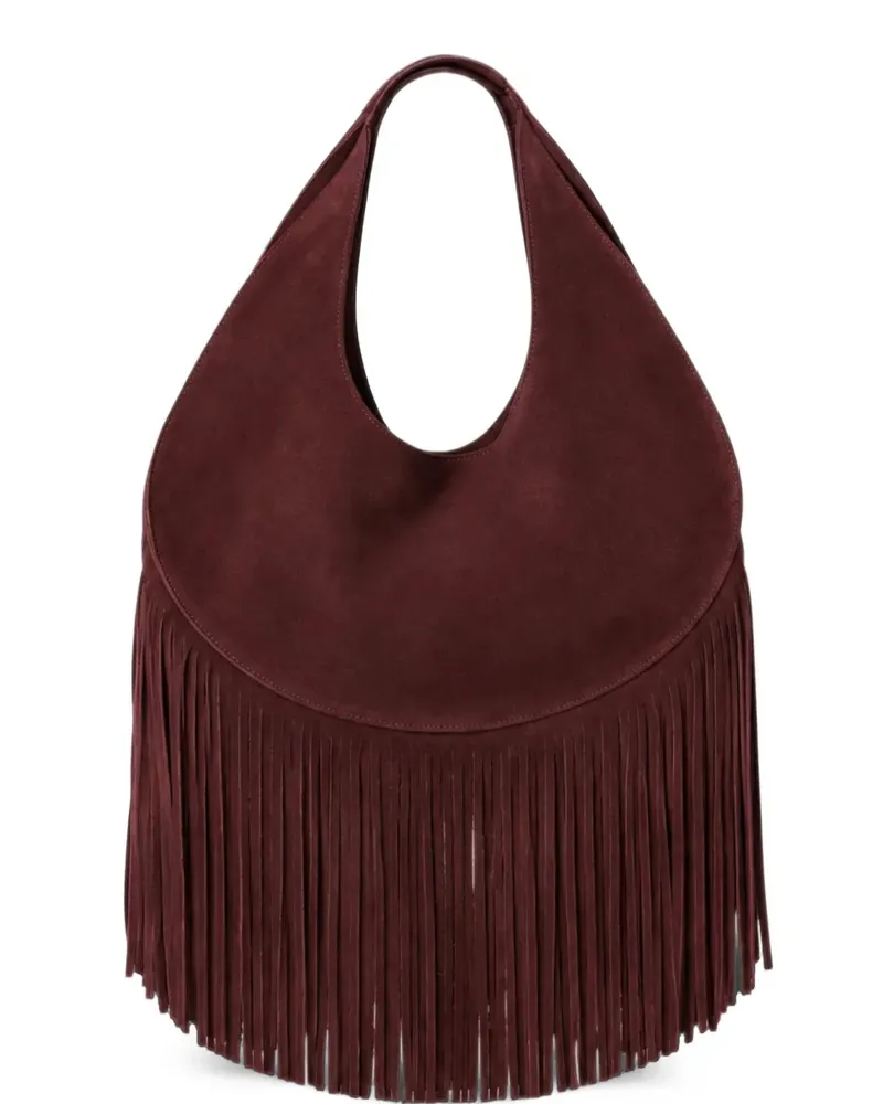 Baobab Collection Rodeo fringe-detail shoulder bag - Rot Rot