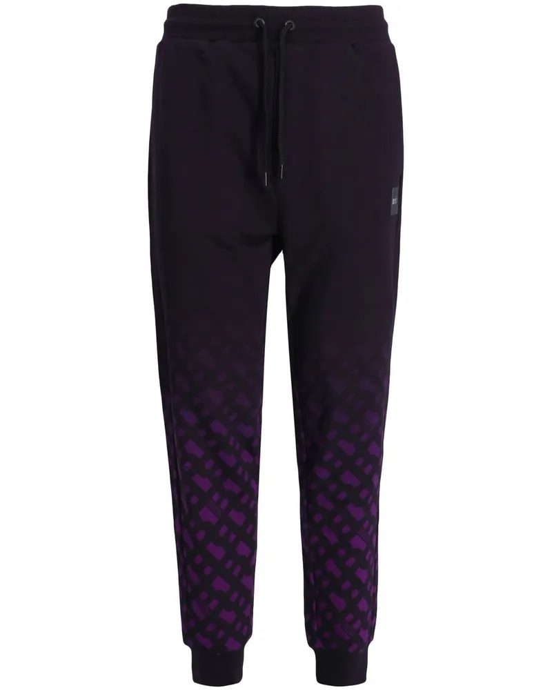 HUGO BOSS x Khaby Jogginghose mit Logo-Patch - Schwarz Schwarz