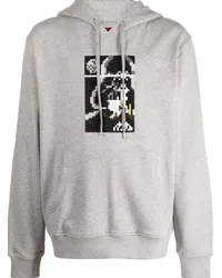 Mostly Heard Rarely Seen Hoodie mit War in the Stars-Print Grau