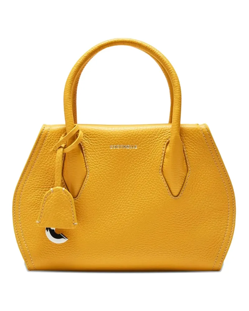 Coccinelle Lord leather tote bag - Gelb Gelb