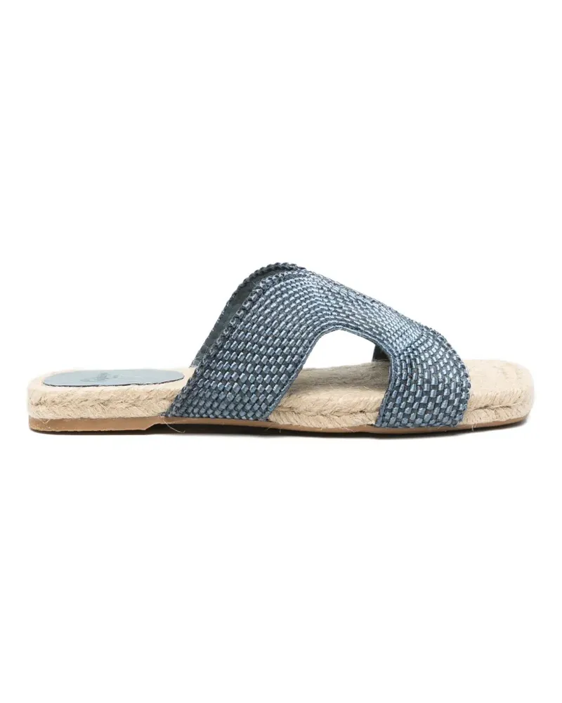 Castañer Pura woven flat espadrilles - Blau Blau