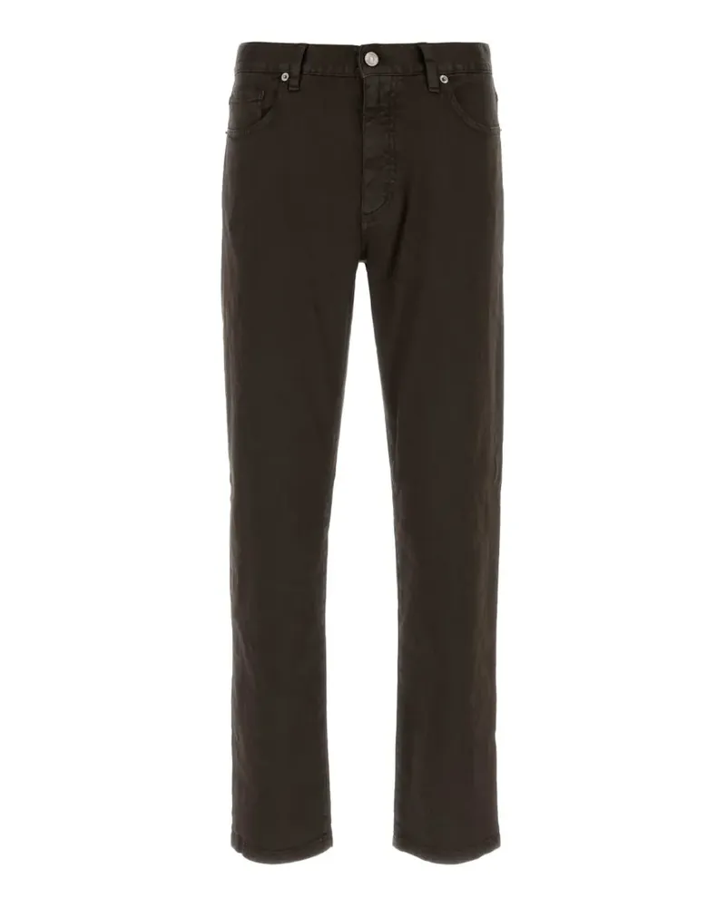 Ermenegildo Zegna linen-blend jeans - Braun Braun