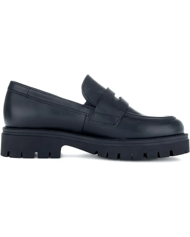 Gabor Penny-Loafer aus Leder - Schwarz Schwarz