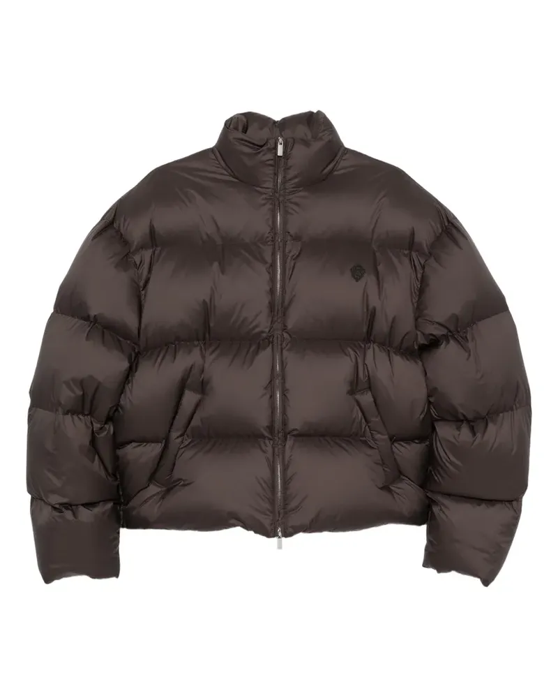 Gucci Wattierte Steppjacke aus Polyester - Braun Braun