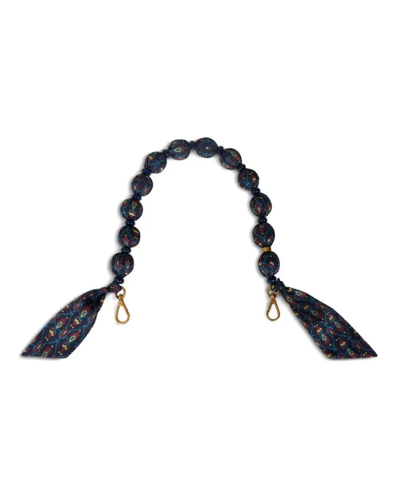 Etro Taschenriemen mit Paisley-Print - Blau Blau