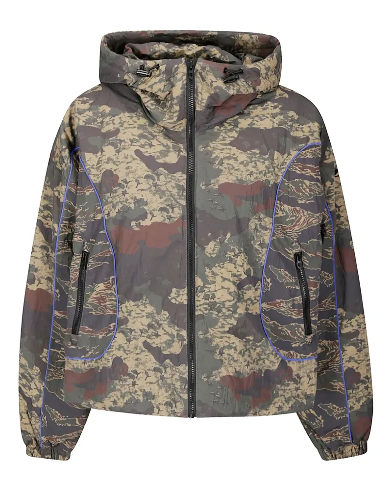 Diesel G-Adiel Bomberjacke mit Camouflage-Print - Grau Grau