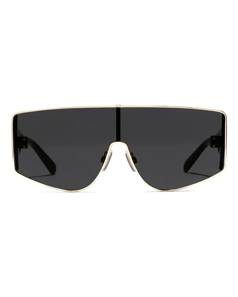 Dolce & Gabbana Sonnenbrille mit Oversized-Gestell - Schwarz Schwarz