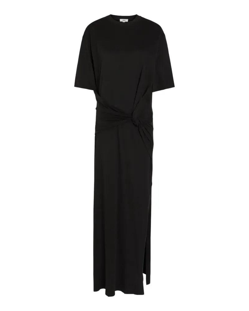 AGOLDE Zanna cotton maxi dress - Schwarz Schwarz