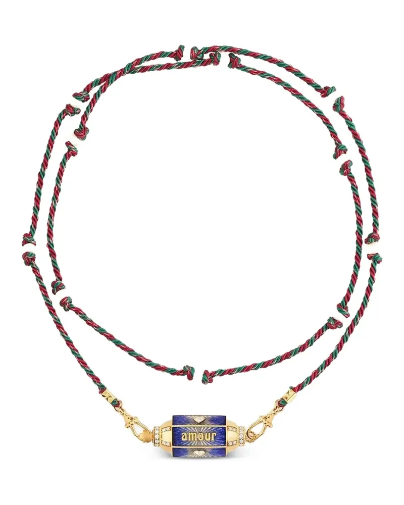Marie Lichtenberg Amour Toujours diamond necklace - Gold Gold