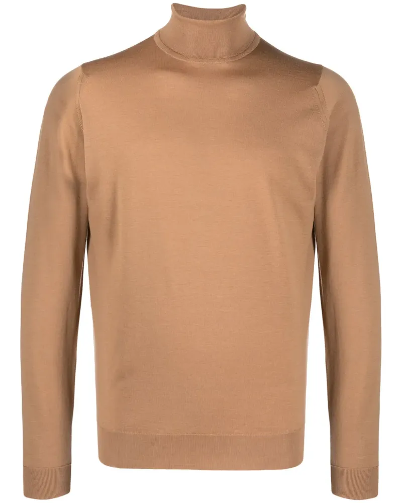 John Smedley Richards Pullover mit Rollkragen - Braun Braun