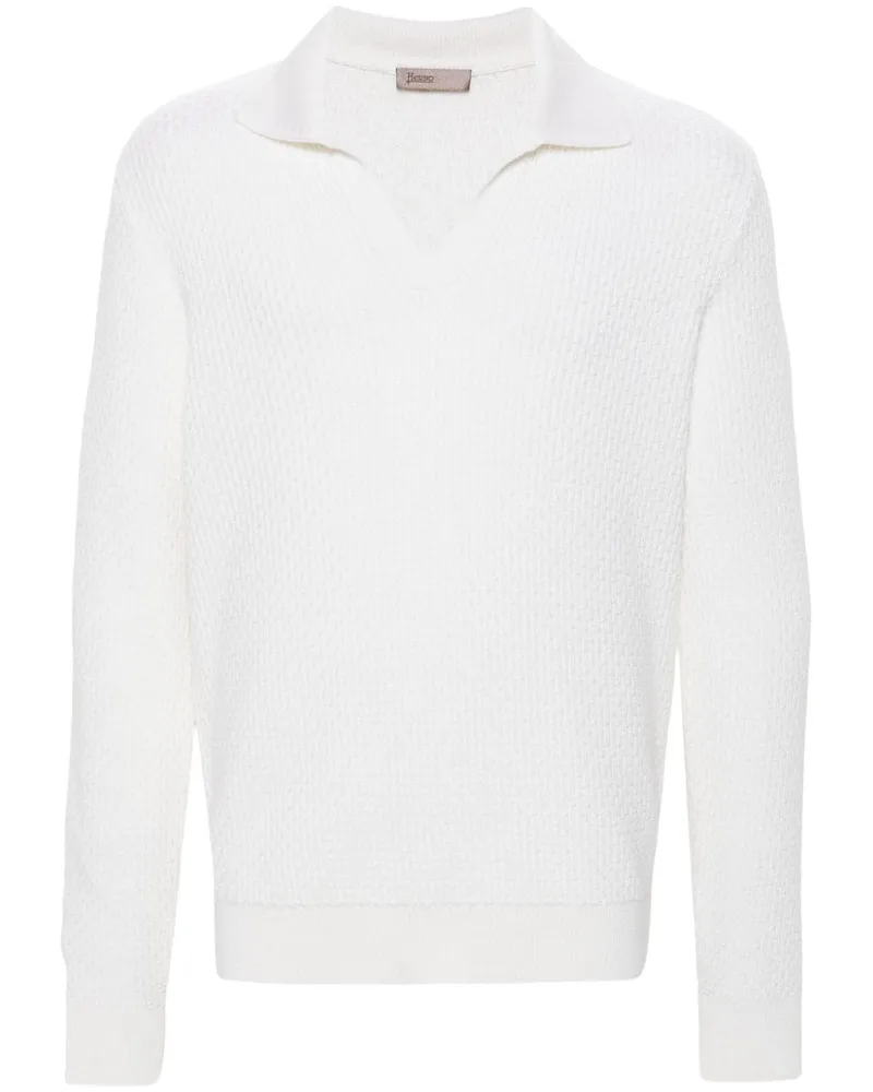 Herno Resort Poloshirt - Weiß Weiß