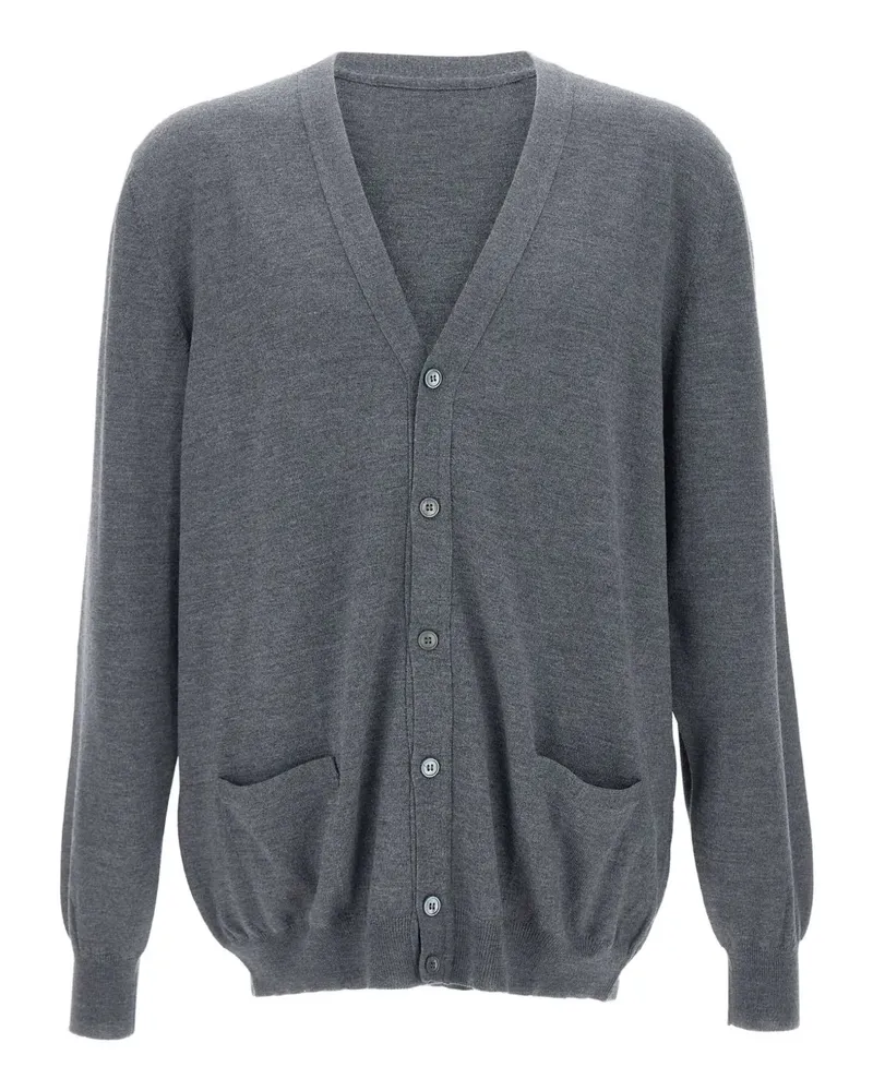 Gran Sasso Klassischer Cardigan - Grau Grau