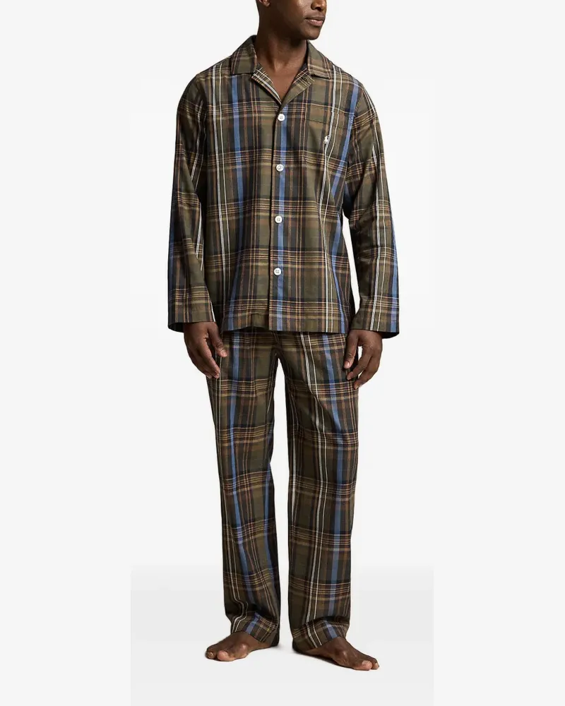 Ralph Lauren Karierter Pyjama - Grün Grün