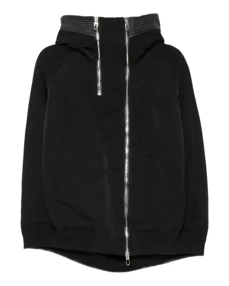 DUNO Kapuzenjacke im Cape-Style - Schwarz Schwarz