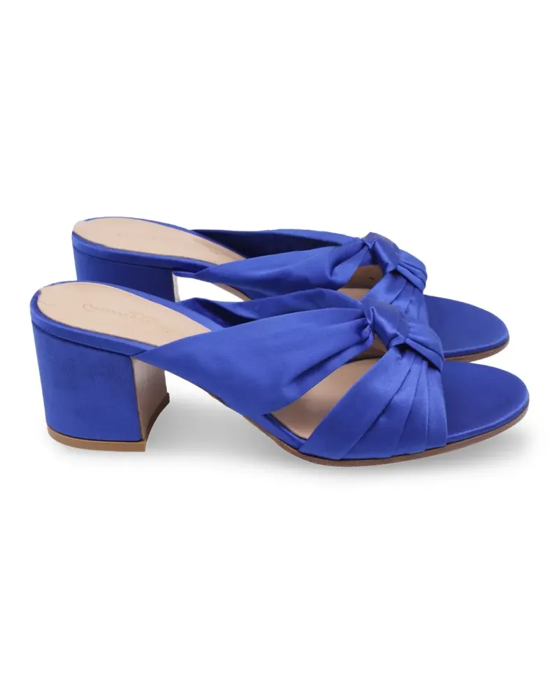 Gianvito Rossi Twist Knot Mules - Blau Blau