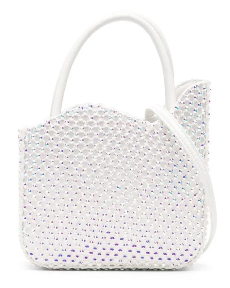 Le Silla Mini Ivy Schultertasche - Weiß Weiß
