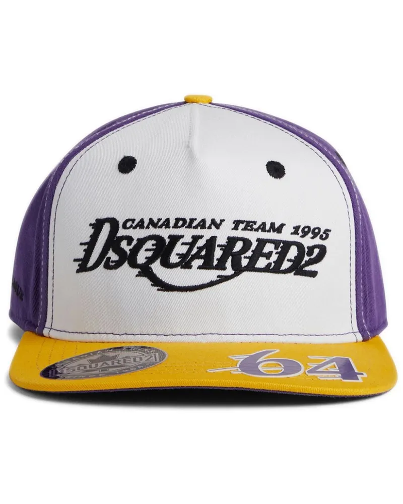 Dsquared2 Baseballkappe mit Logo-Stickerei - Violett Violett