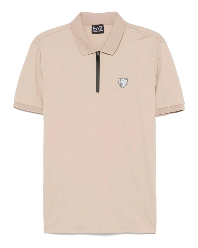 EA7 Premium Shield Poloshirt - Nude Nude
