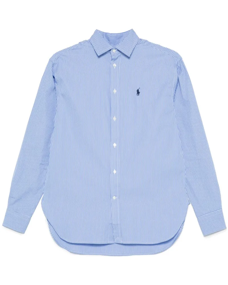 Ralph Lauren Gestreiftes Hemd - Blau Blau