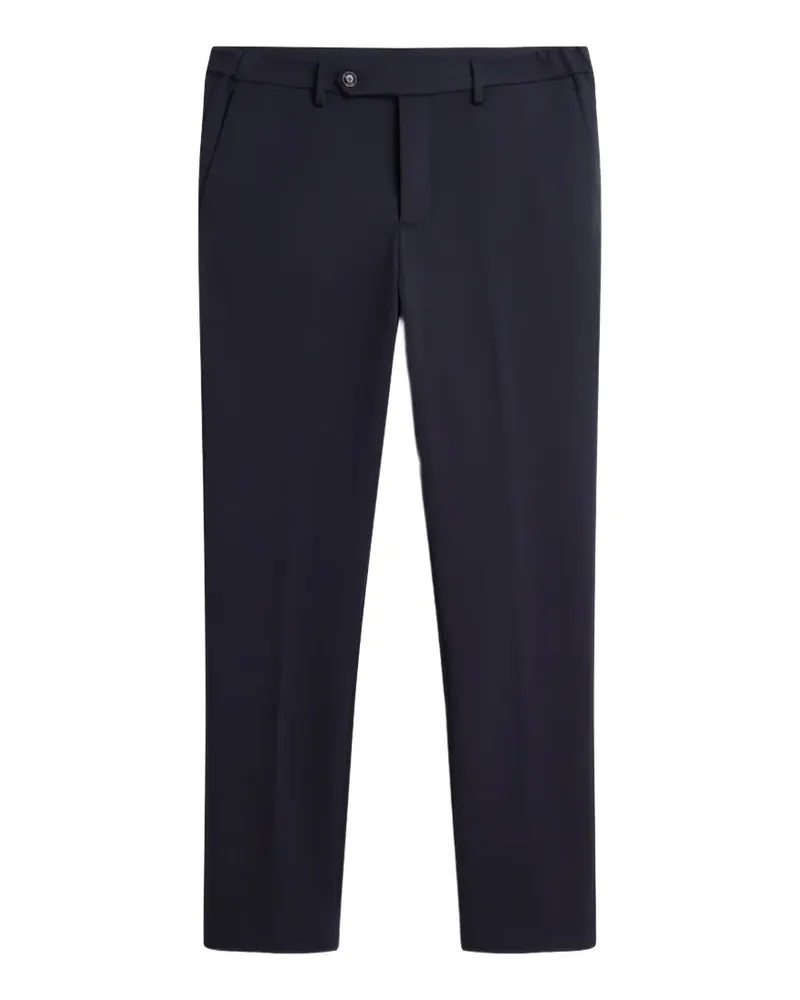 Tommy Hilfiger Schmale Hose mit Logo-Schild - Blau Blau