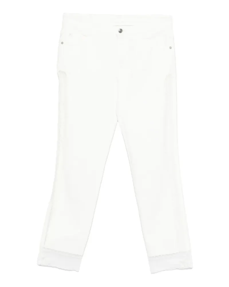 Ermanno Scervino Jeans mit Spitzenbesatz - Weiß Weiß