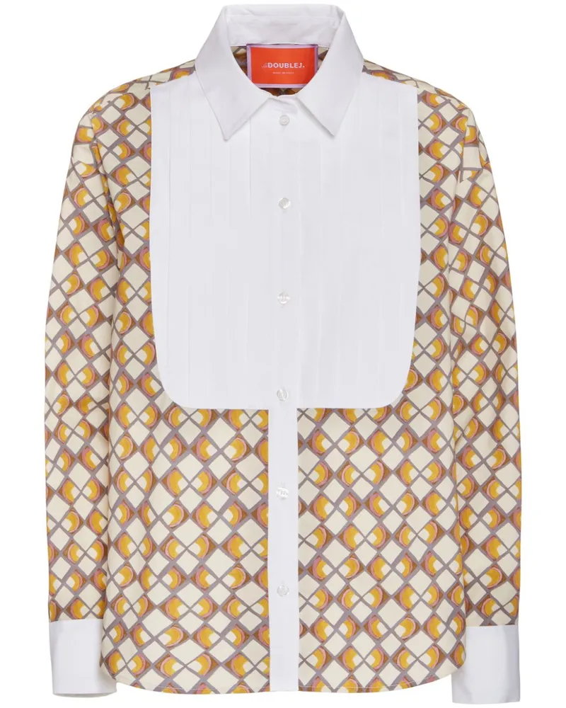 La DoubleJ Hemd mit geometrischem Print - Nude Nude
