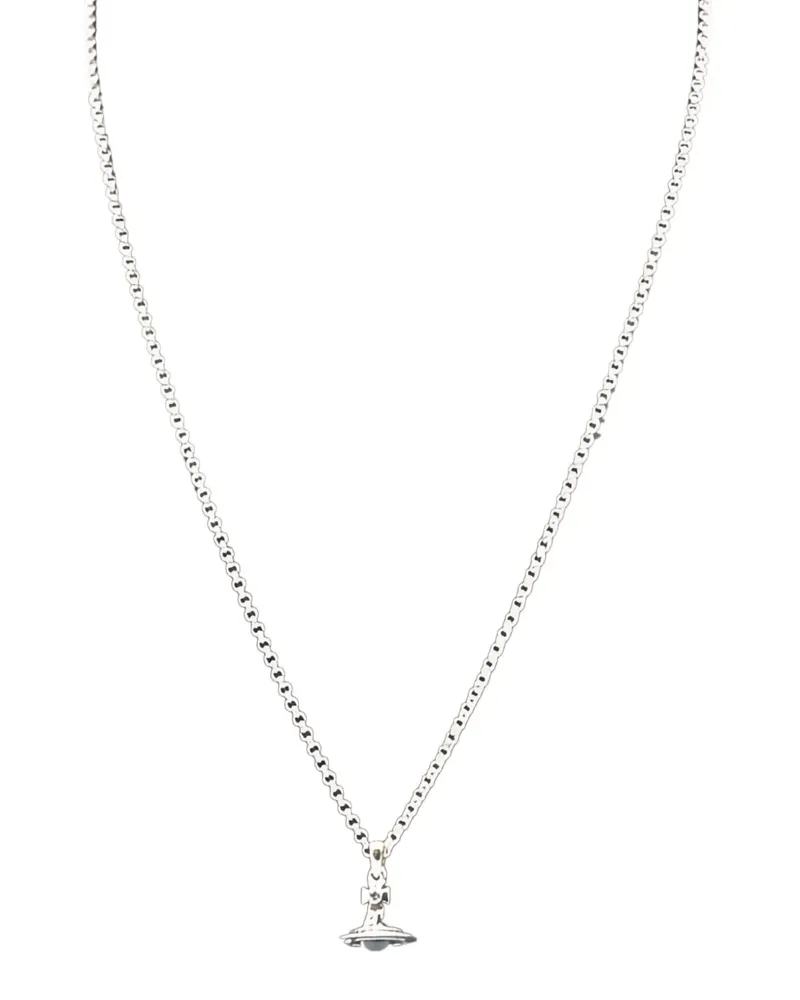 Vivienne Westwood Halskette mit Orb-Anhänger - Silber Silber