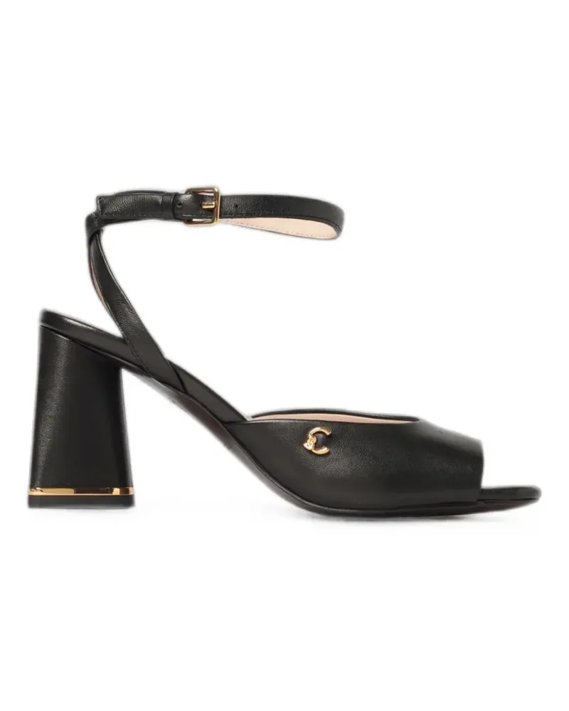 Coccinelle C-Everyday leather heeled sandals - Schwarz Schwarz