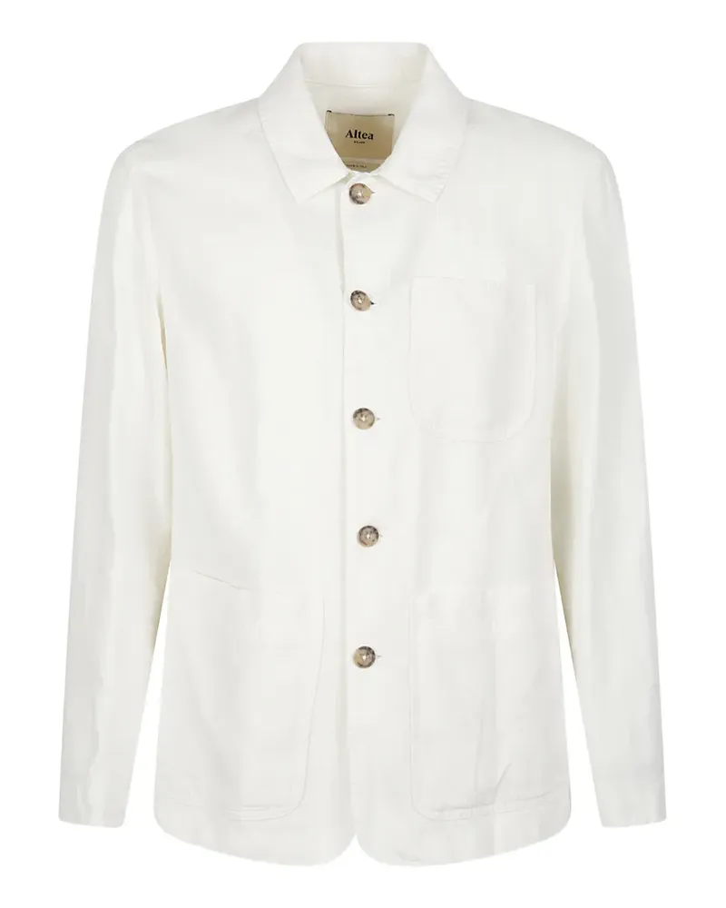 Altea Geknöpfte Hemdjacke - Weiß Weiß