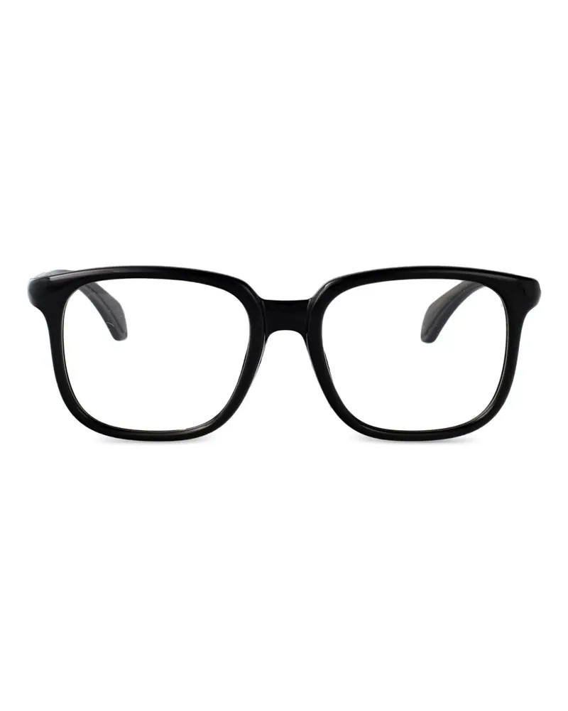Moncler Brille mit eckigem Gestell - Schwarz Schwarz