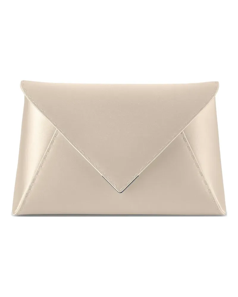 Tyler Ellis large Lee Pouchet envelope clutch bag - Nude Nude