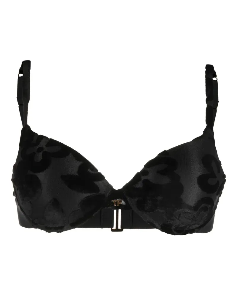 Tom Ford Bügel-BH mit Print - Schwarz Schwarz