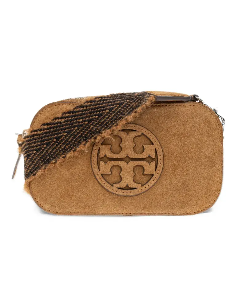 Tory Burch Mini Miller suede crossbody bag - Braun Braun