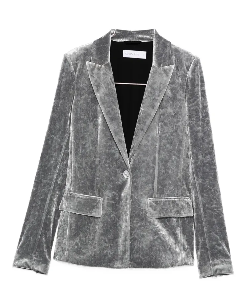 Patrizia Pepe single-breasted blazer - Grau Grau
