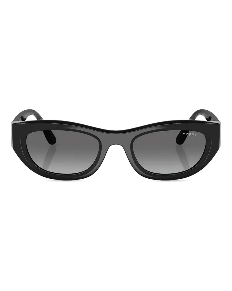 Vogue Sonnenbrille mit Logo - Schwarz Schwarz
